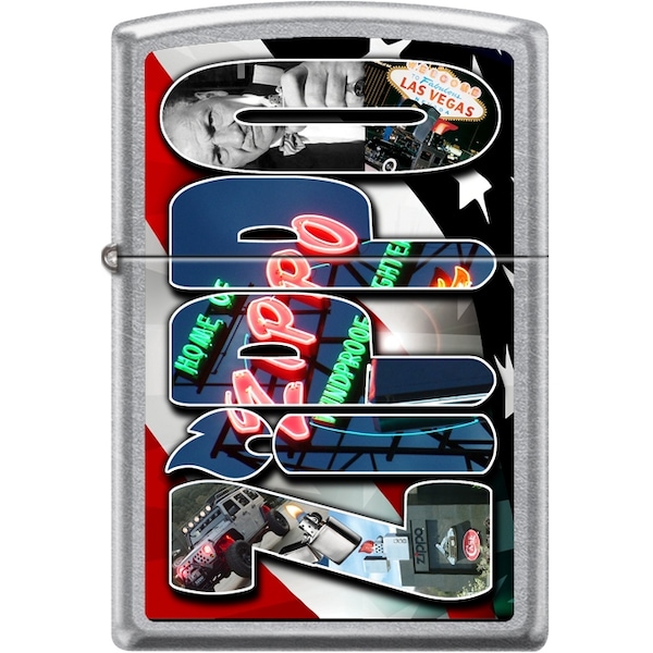 Zippo 2024 Zippo Custom Logo Exposure Street Chrome ZIP-207CI414535 - main